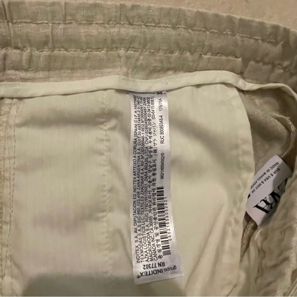 Zara linen pants-small EUC - Picture 7 of 8